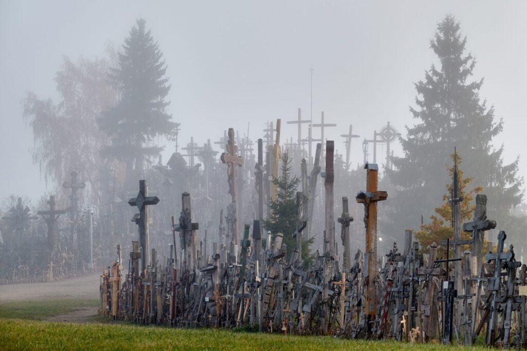 hora křížů Kryžių kalnas z rigy výlet