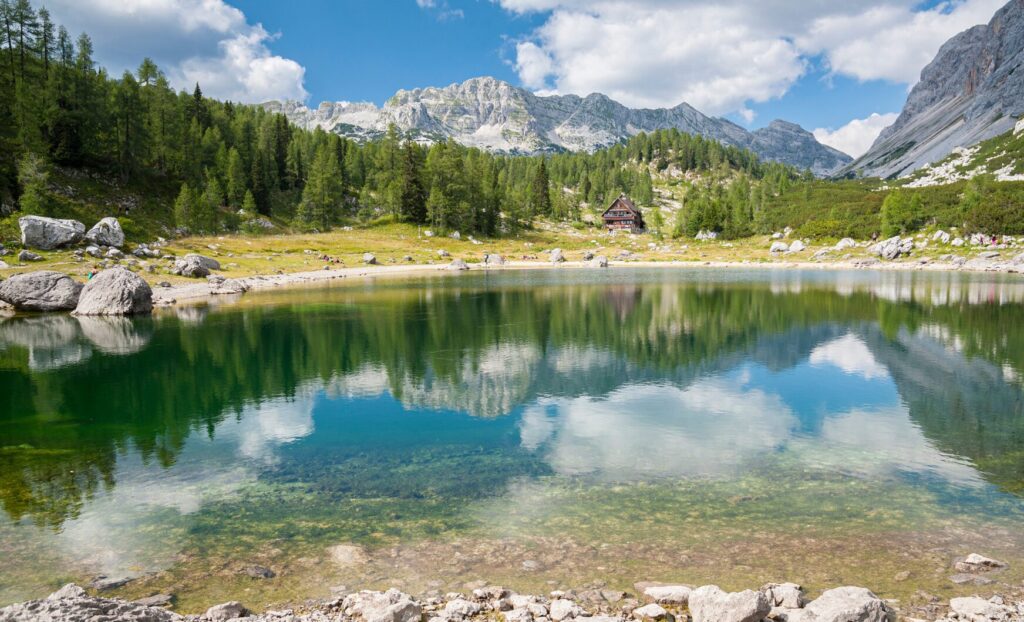 bohinjské jezero dvojno jezero