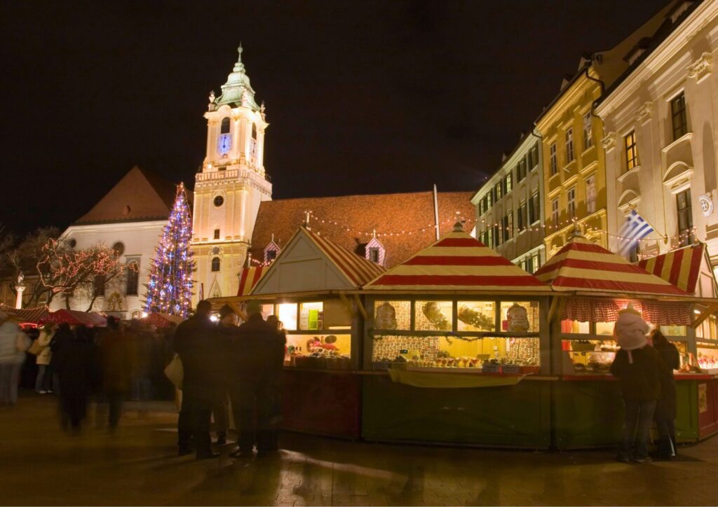 kam na vánoční trhy bratislava