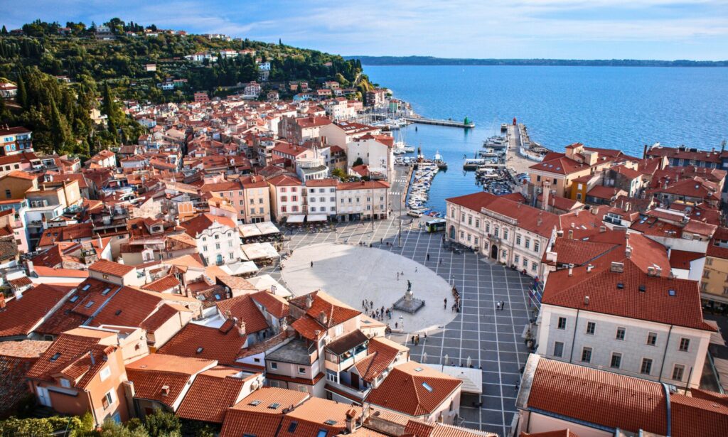 Kam ve Slovinsku k moři slovinsko moře piran