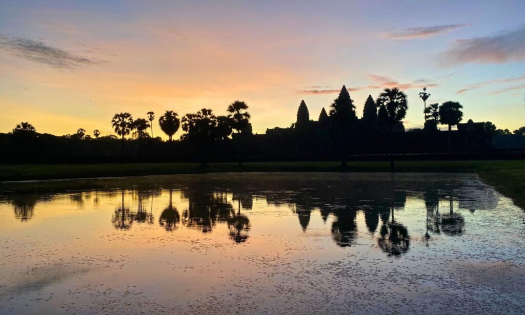 angkor wat sunrise východ slunce