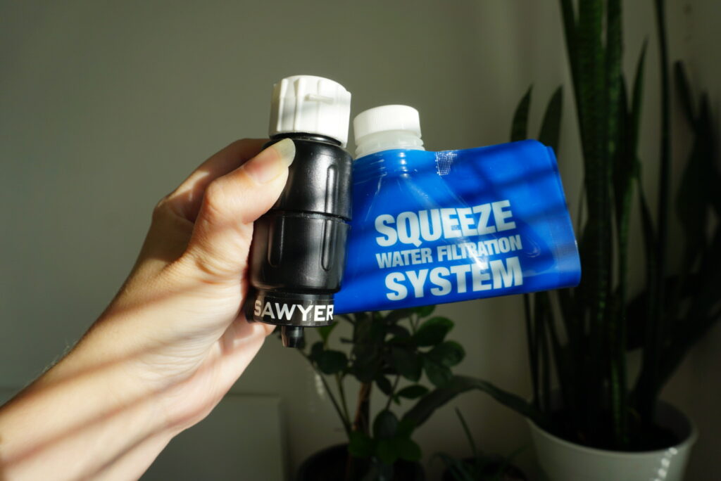 cestovní lékárnička filtr na vodu
