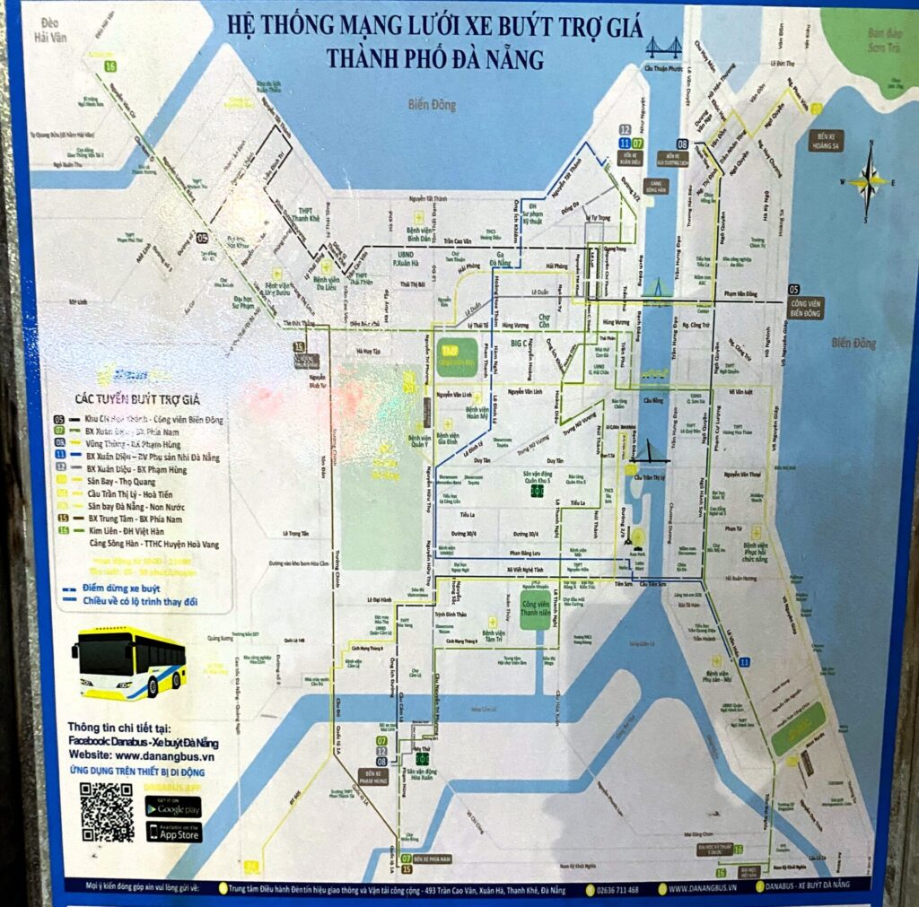 da nang bus mapa