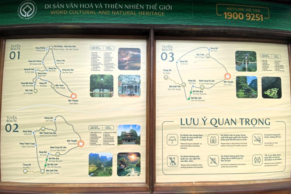 trang an lodičky trasa