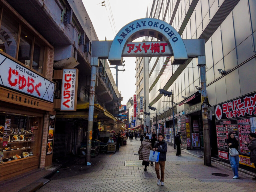 co vidět v tokiu ameyoko market